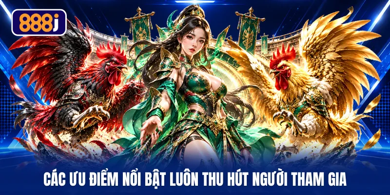 Các ưu điểm nổi bật luôn thu hút người tham gia
