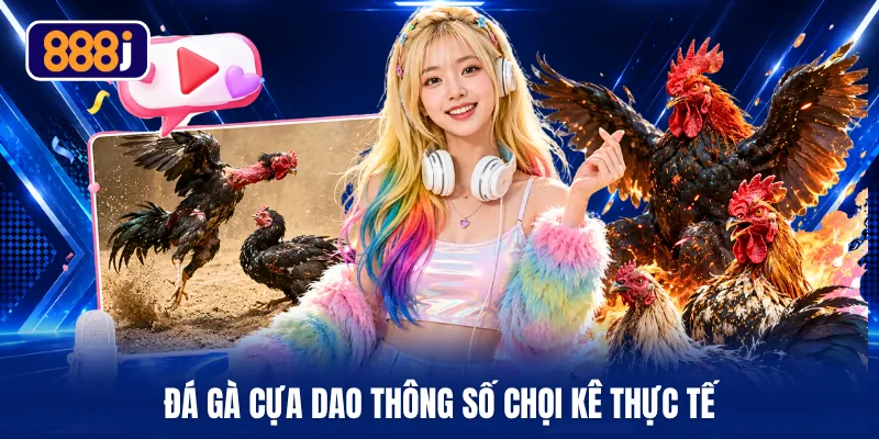 Đá gà cựa dao thông số chọi kê thực tế